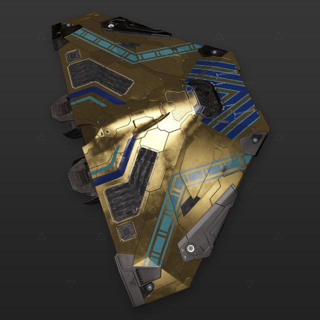 Cobra Mk III Osiris Gold & Blue