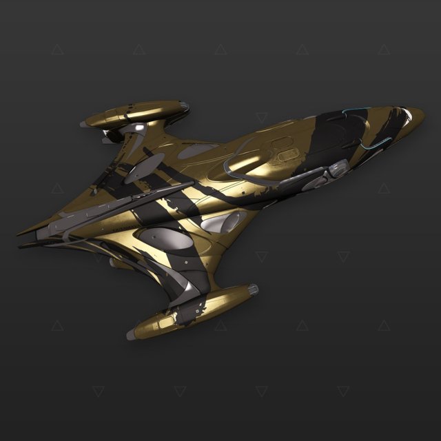 Imperial Cutter Asemic Black & Gold